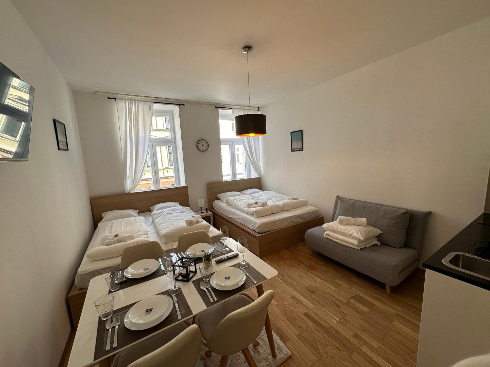 Cozy 5-Person Apartment In Vienna 6 Esterno foto